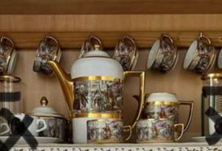 Juegos de café Vintage antiguos