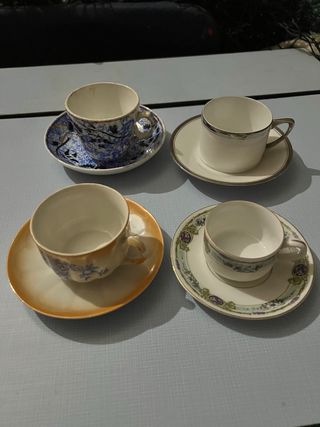 Juegos de café Vintage antiguos