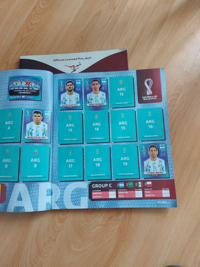 Álbum cromos Qatar2022
