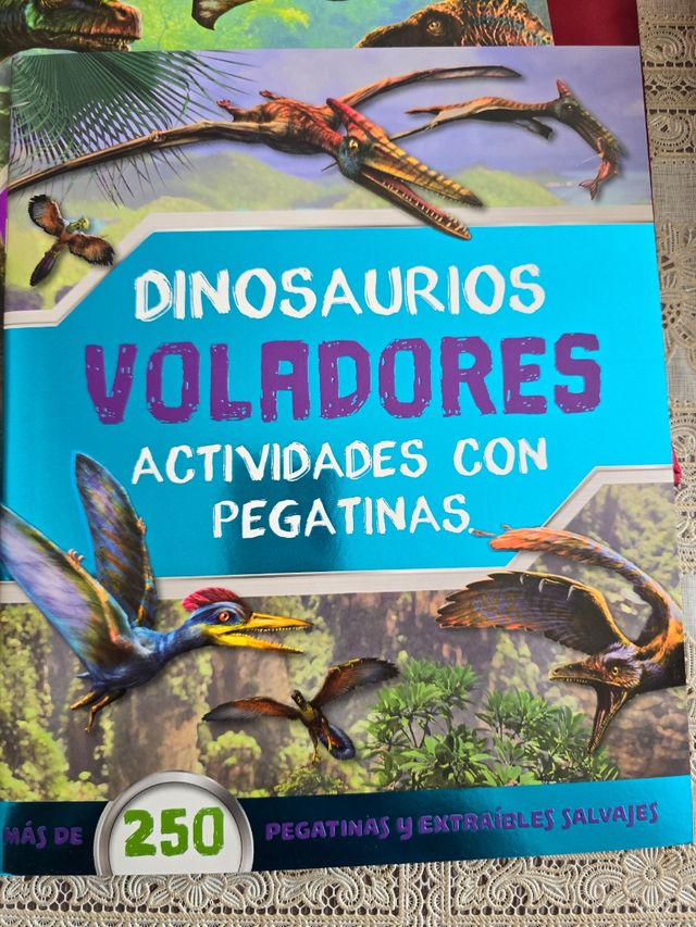 Libros de pegatinas dinosaurios