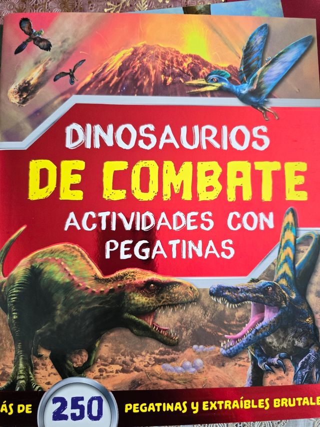 Libros de pegatinas dinosaurios