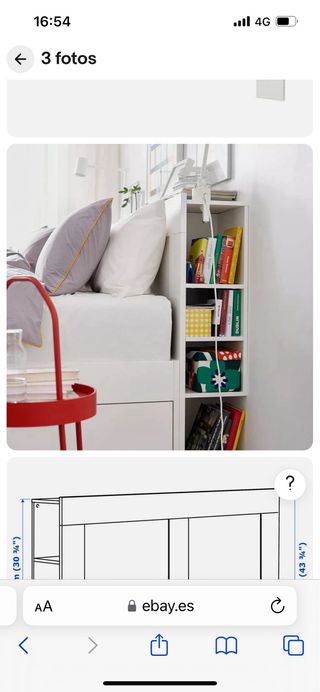 Cabecero Brimnes ikea
