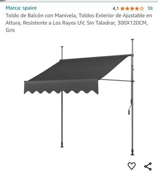 Toldo exterior