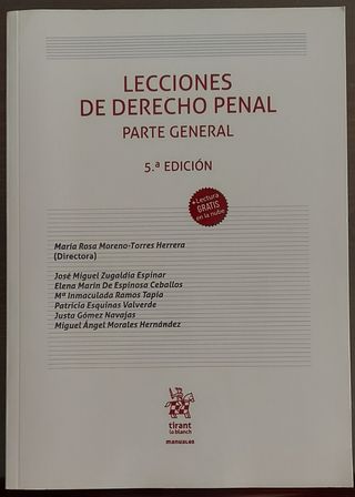 Lecciones de Derecho Penal Parte General