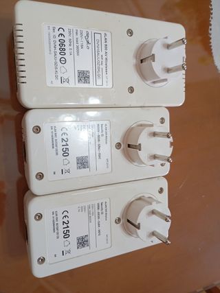 Tres adaptadores wi-fi (ver capacidad)