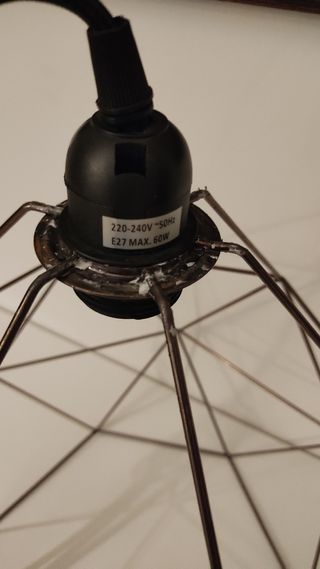 Lampada da soffitto in ferro