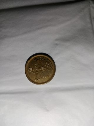 Moneda de 5 pesetas del año 1995