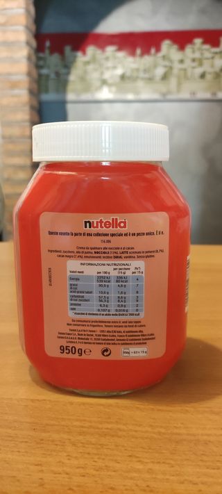 Barattolo Nutella lettera "A" Limited Ed