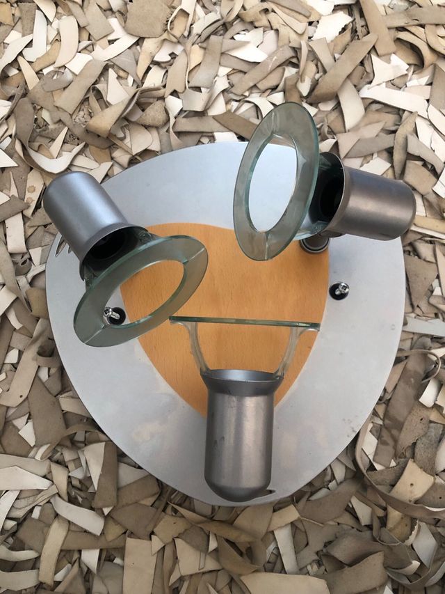 Plafon 3 focos precioso y facil colocacion