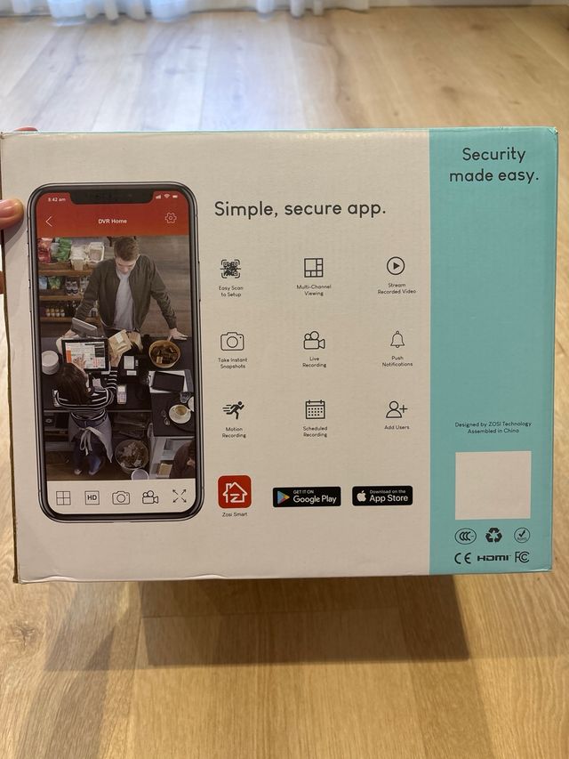 ZOSI sistema videovigilancia