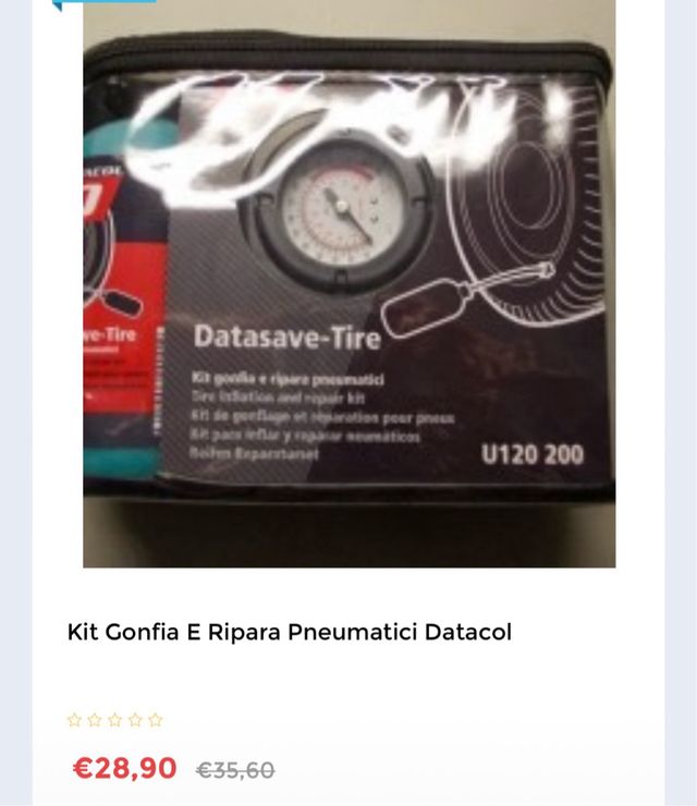 Kit ginfia e ripara pneumatici