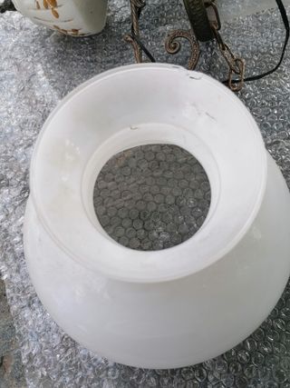 2 lampadari a lanterna ceramica vintage