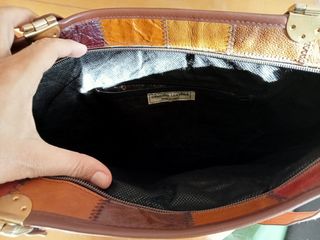 Bolso patchwork piel