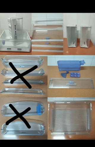 Recambios frigorífico, cajones, estantes