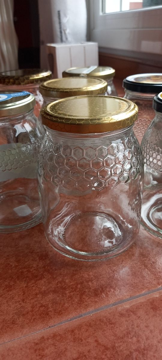 Barattolo in vetro per miele da 1 kg