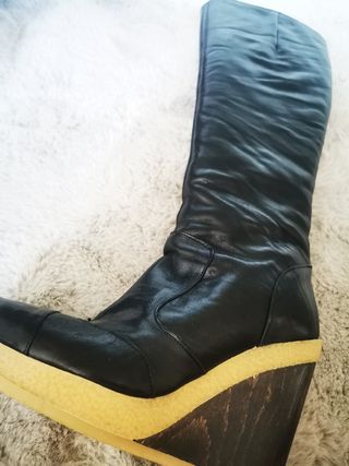 Botas altas piel n 39
