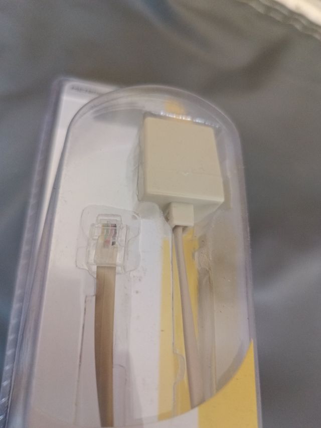 Alargador cable teléfono 5 metros