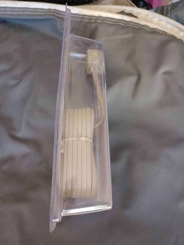 Alargador cable teléfono 5 metros