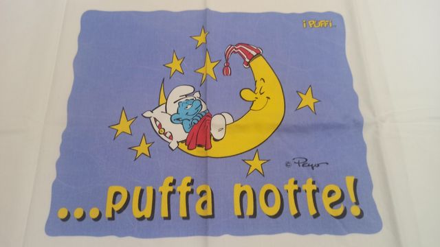 Federa per cuscino Puffi