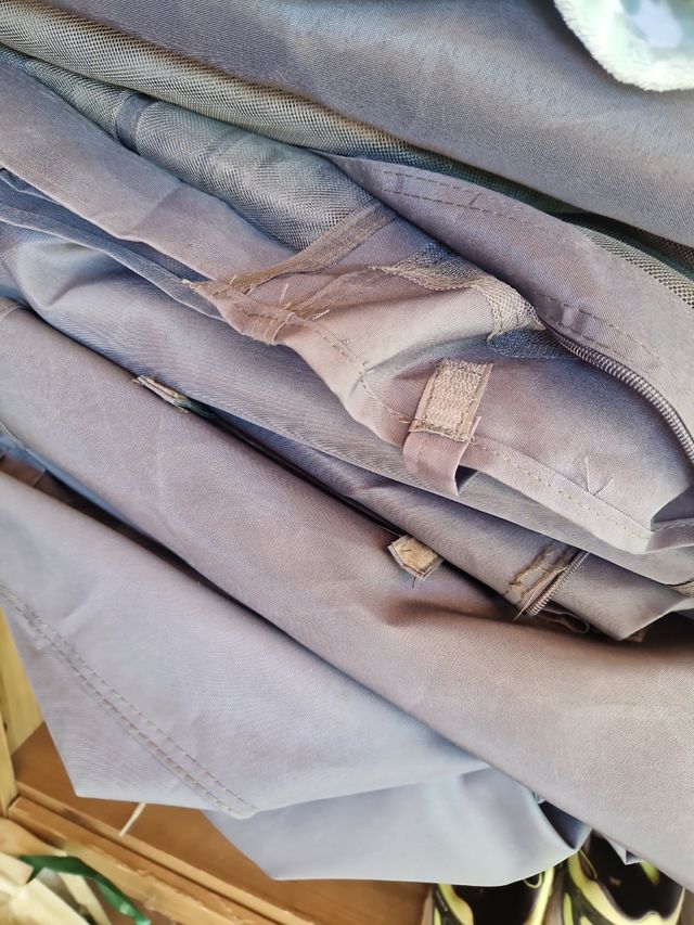 Tela laterales y techo pergola