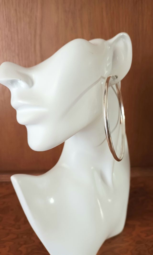 Pendientes de aro de plata