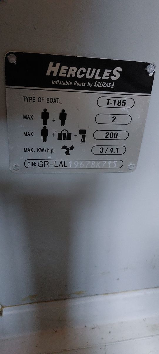 Embarcación neumática Hércules