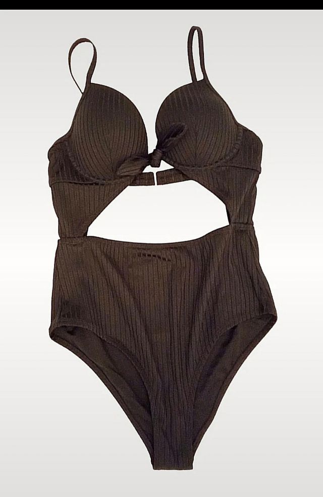 Costume bagno body intero nero nuovo shade shore