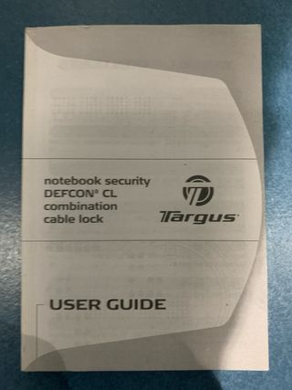 Targus DEFCON CL Candado/Cable para Portatil