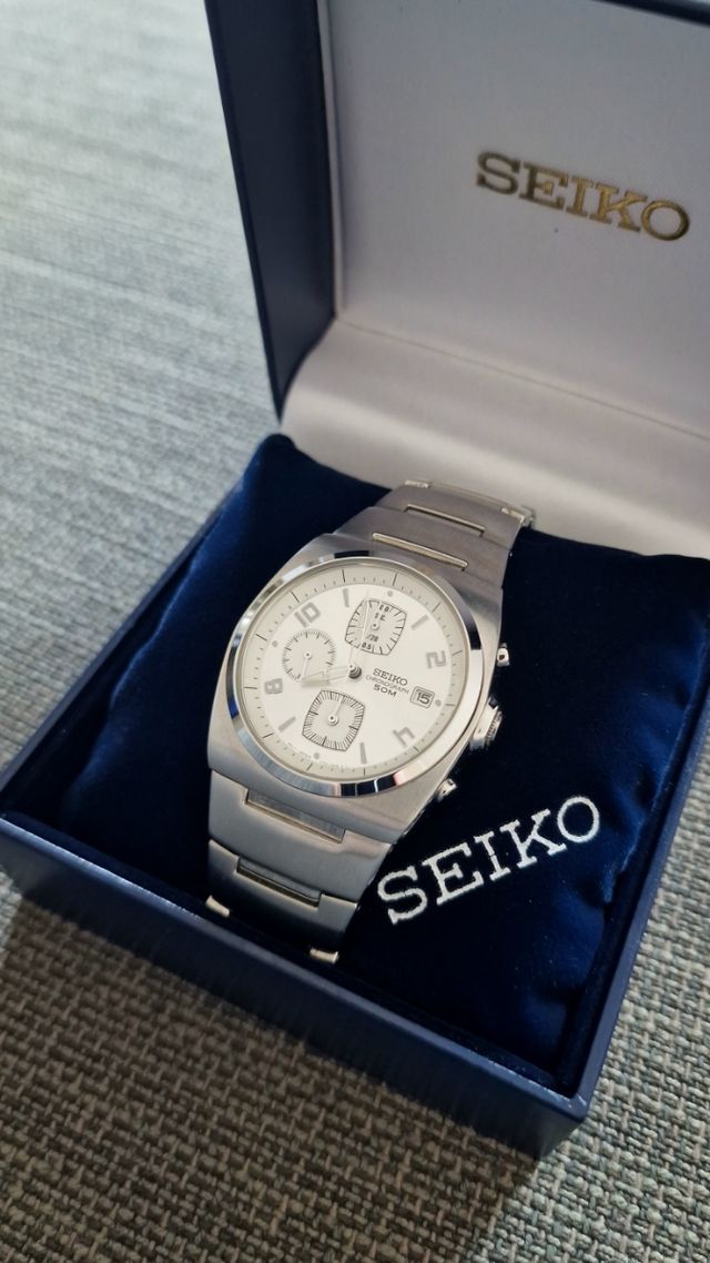 Reloj Seiko 7T92 0AT0 año 2002 cronógrafo vintage