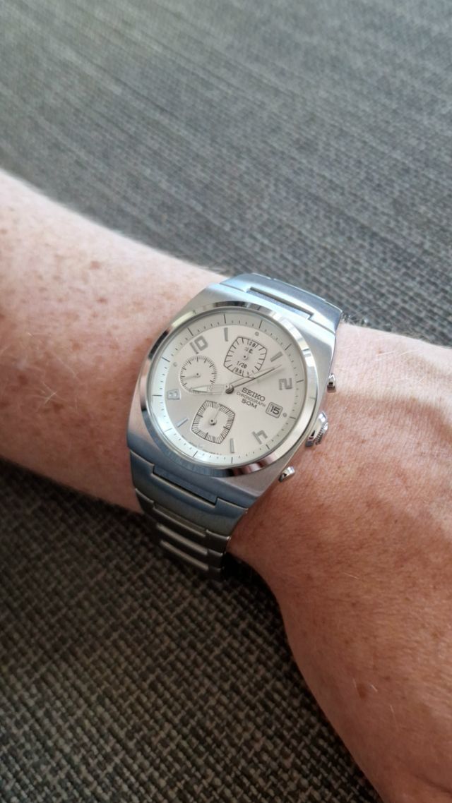 Reloj Seiko 7T92 0AT0 año 2002 cronógrafo vintage
