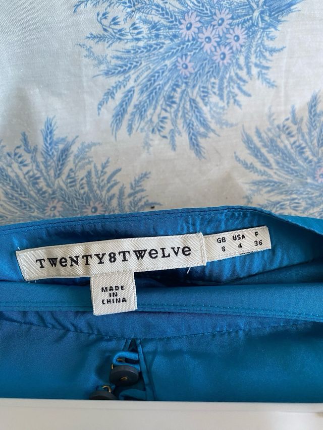 Falda de seda turquesa fiesta Twenty8Twelve