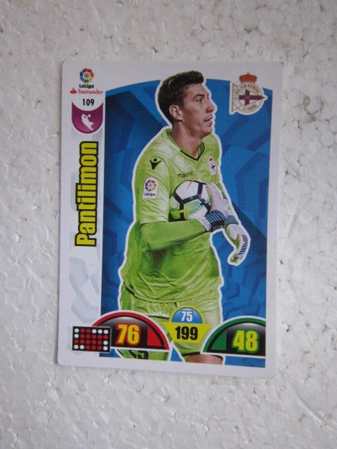 cromo fútbol álbum Adrenalyn 2017 2018 Pantilimon