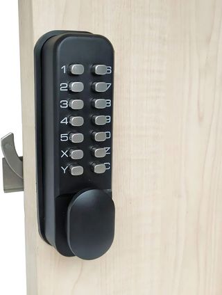 Cerradura digital de puerta corredera