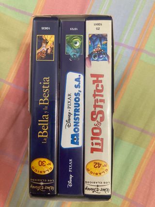 coleccion VHS - Monstruos Disney -