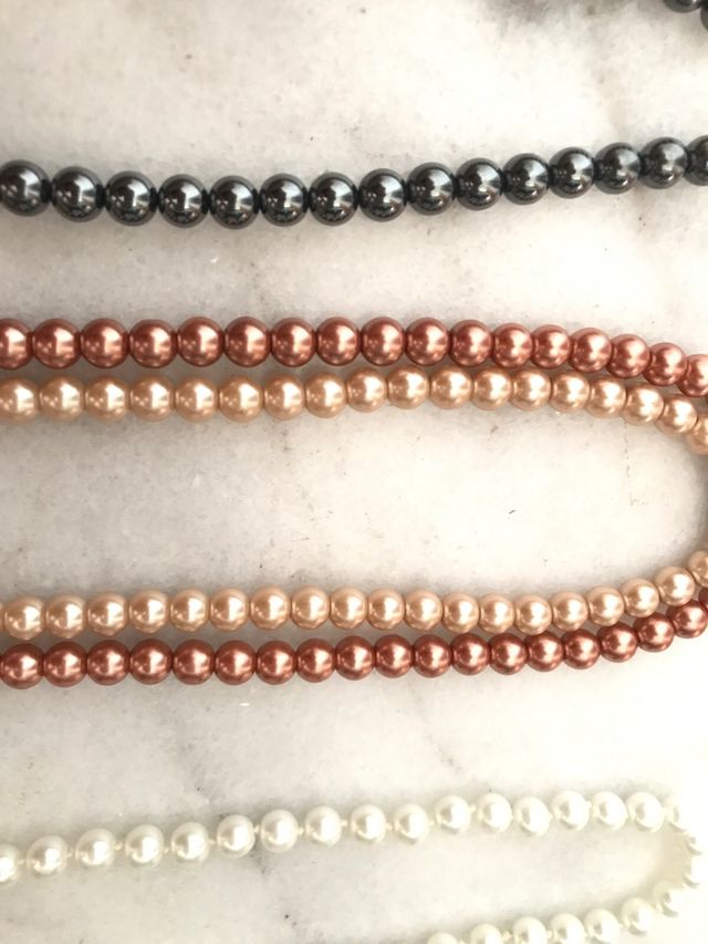 Set de 3 collares de perlas