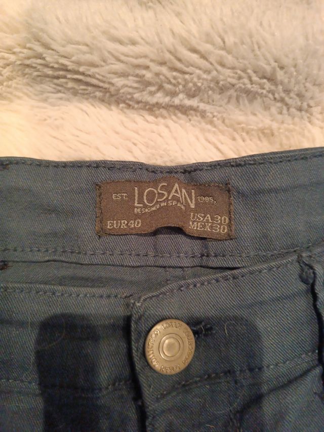 Pantalón corto vaquero azul marino