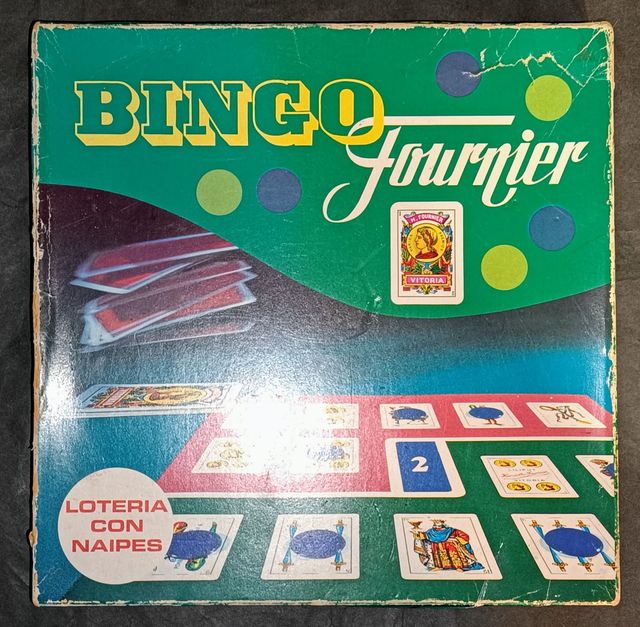 Juego de mesa ”Bingo Fournier“ años 70.