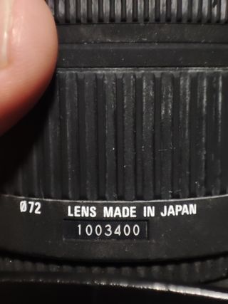 SIGMA 18-50/2.8 EX DC Macro para nikon