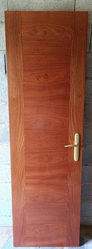 Puerta interior de madera de casa