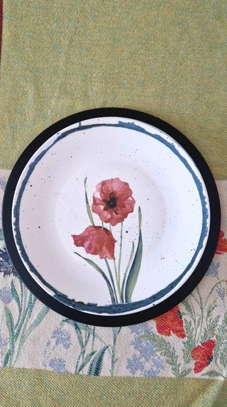 Alessi 12 sottopiatti neri