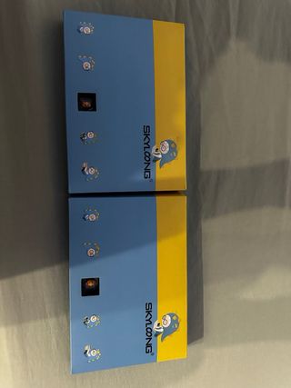 Switches amarillos y grises para teclado gaming