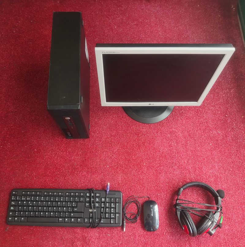 HP EliteDesk 705 G1 Sff + Lg Flatron L1917S 19" afbeelding 2