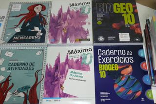 Livros Escolares do 10ºAno - Novos