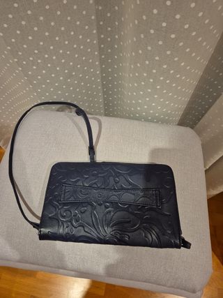 Bolso azul Uterque