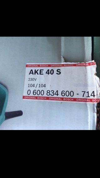 MOTOSIERRA BOSCH 1800W 40S