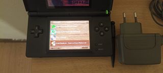 Nintendo DS con SD y menú.