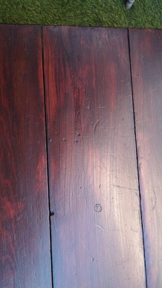 Mesa ratona rústica de madera 