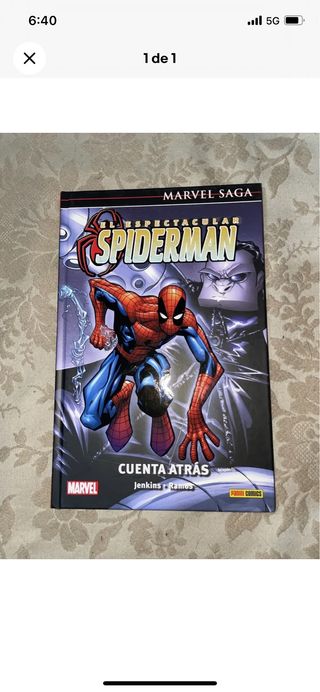 El espectacular spiderman cuenta atras marvel saga