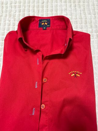 Camisa mujer marca Spañolo en color rojo talla M