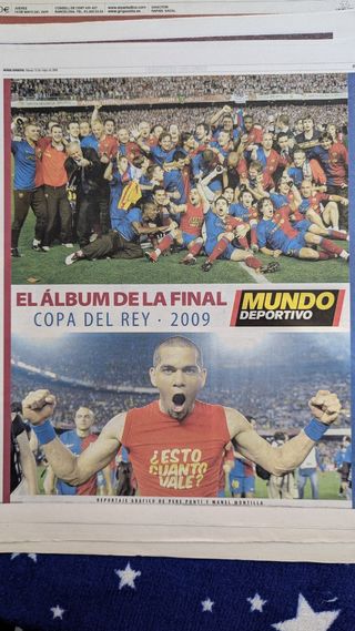 Periódicos Final Copa Ath. Bilbao-1 Barça-4